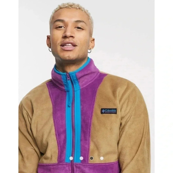 Columbia x ASOS Back Bowl Full Zip Fleece Size Large - Picture 12 of 13